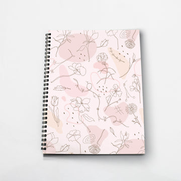 Pink Hand-drawn Notebook